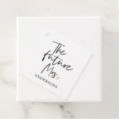 The Future Mrs and Your Name Modern Beauty Geschenkanhänger (Beispiel)