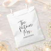 The Future Mrs and Your Name Modern Beauty Geschenktütchen (Ausgeschnitten)