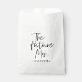 The Future Mrs and Your Name Modern Beauty Geschenktütchen (Vorderseite)