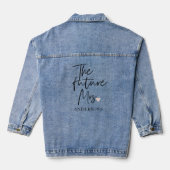 The Future Mrs and Your Name Modern Beauty Jeansjacke (Rückseite)