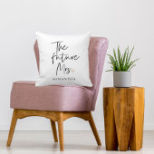 The Future Mrs and Your Name Modern Beauty Kissen