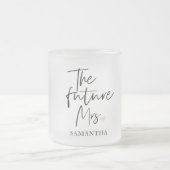 The Future Mrs and Your Name Modern Beauty Mattglastasse (Mittel)