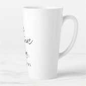 The Future Mrs and Your Name Modern Beauty Milchtasse (Rechts)