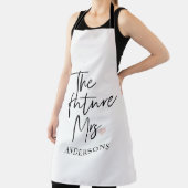 The Future Mrs and Your Name Modern Beauty Schürze (InSitu)