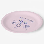 The future wife pappteller (Schrägansicht)