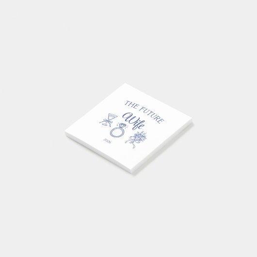 The Future Wife Post-it Klebezettel (angewinkelt)