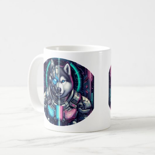 The Future Wolf Kaffeetasse (Vorderseite Links)