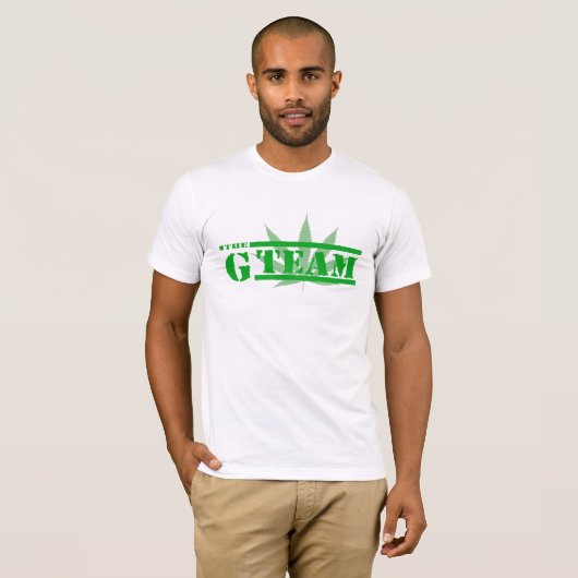The-G-Team Weed Blätter Pot Lover Tee Shirt (Vorne ganz)