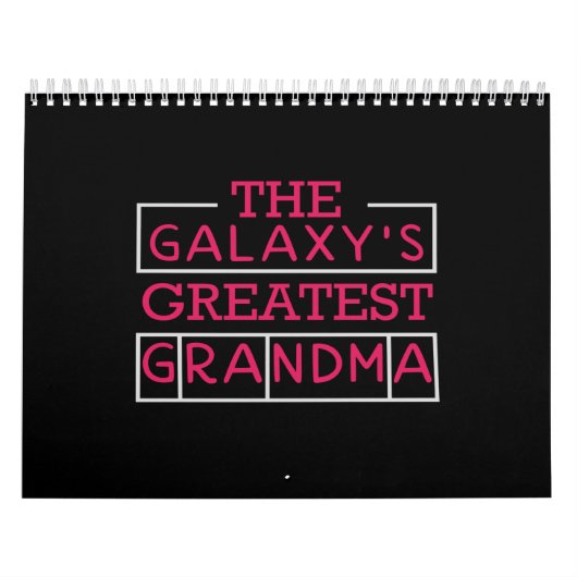 the galaxy's greatest grandma kalender (Titelbild)