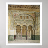 The Gallery of the Court of Lions at the Alhambra, Poster (Vorne)
