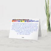 The Galloping Horse Greeting and Note Cards Karte (Rückseite)