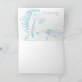 The Galloping Horse Greeting and Note Cards Karte (Innenseite)