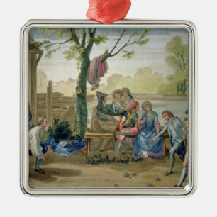 The Game der Schüsseln Ornament Aus Metall