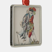 The Game muss bald beenden Silbernes Ornament (Rechts)