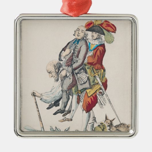 The Game muss bald beenden Silbernes Ornament (Vorne)