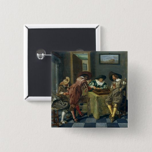 The Game von Backgammon Button (Vorne & Hinten)