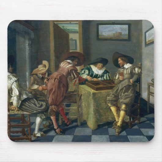 The Game von Backgammon Mousepad (Vorne)