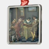 The Game von Backgammon Ornament Aus Metall (Links)