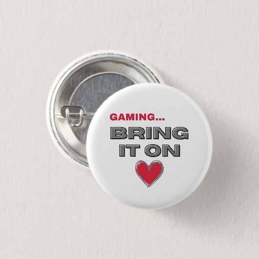 The Gamer Button (Vorne & Hinten)