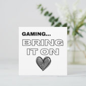 The Gamer Card (Stehend Vorderseite)