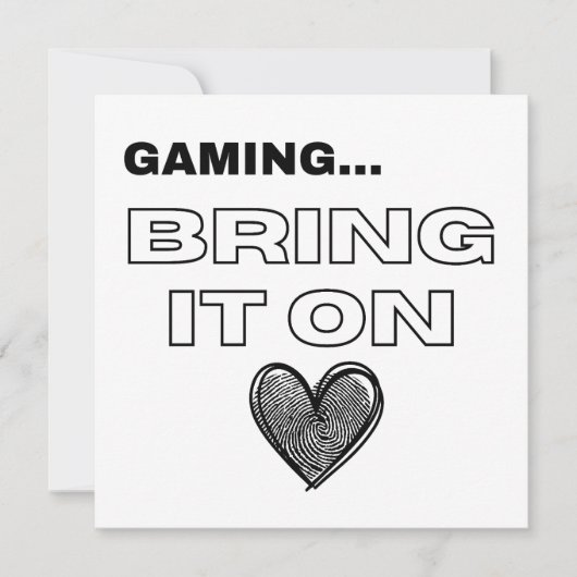 The Gamer Card (Vorderseite)