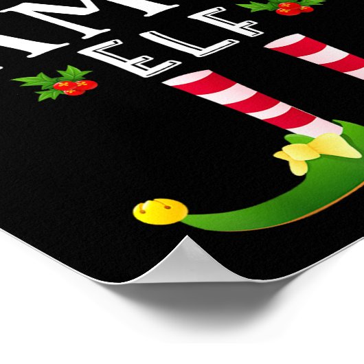 The Gamer Elf Christmas Matching Pajama Poster (Ecke)