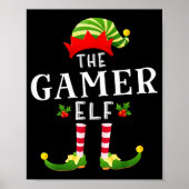 The Gamer Elf Christmas Matching Pajama Poster (Vorne)