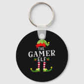 The Gamer Elf Christmas Matching Pajama Schlüsselanhänger (Vorderseite)