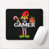 The Gamer Elf Family Christmas Pajama Xmas Mousepad (Mit Mouse)