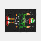 The Gamer Elf Matching Family Christmas Pajama Shi Fleecedecke (Vorderseite (Horizontal))