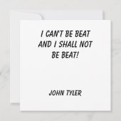 The Gamer Flat Note Card  (Rückseite)