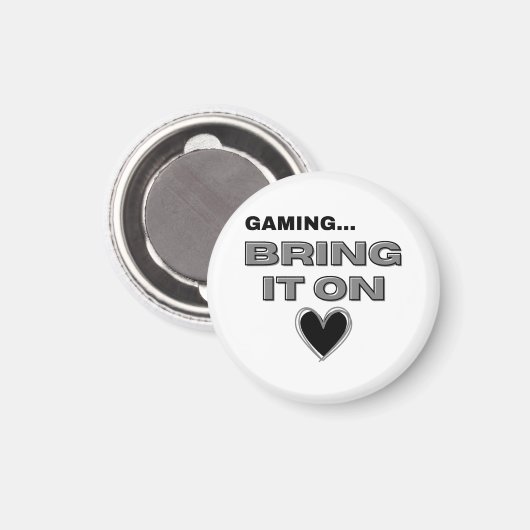 The Gamer  Magnet (Vorderseite/Rückseite)