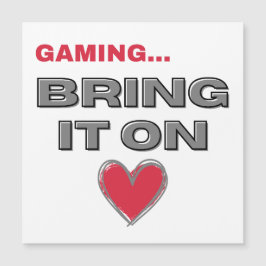 The Gamer Magnetic Card  Magnetkarte