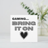 The Gamer Note Card  (Stehend Vorderseite)