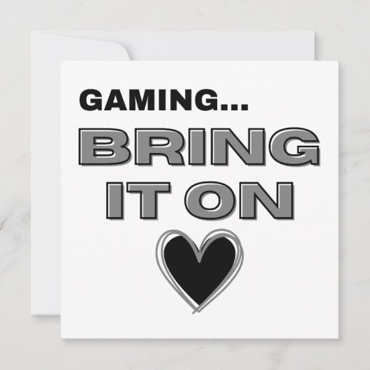 The Gamer Note Card  (Vorderseite)