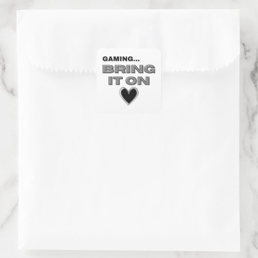 The Gamer Sticker (Tasche)