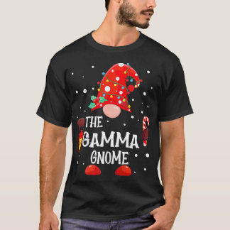 The Gamma Gnome Matching Family Christmas Gnome Pa T-Shirt