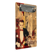 The Gangster's Blonde Girl Mini Klemmbrett (Schrägansicht)