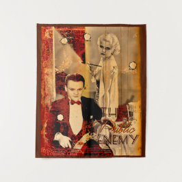 The Gangster's Blonde Girl Wandteppich