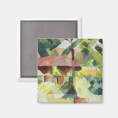 The Garden, 1914 (mit Papier) Magnet (Vorderseite/Rückseite)
