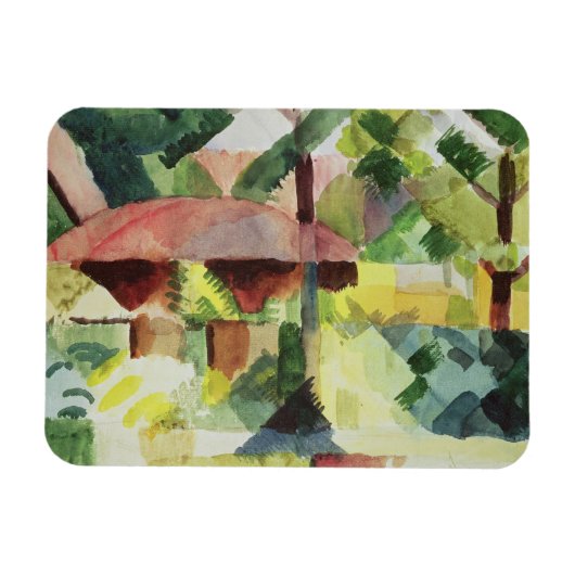 The Garden, 1914 (mit Papier) Magnet (Horizontal)