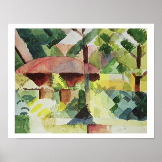 The Garden, 1914 (mit Papier) Poster (Vorne)