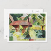 The Garden, 1914 (mit Papier) Postkarte (Vorne/Hinten)