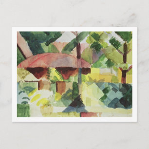 The Garden, 1914 (mit Papier) Postkarte