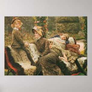 The Garden Bench James Tissot Kunst, Dichtung und  Poster