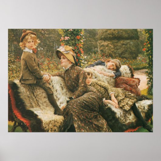 The Garden Bench James Tissot Kunst, Dichtung und Poster (Vorne)