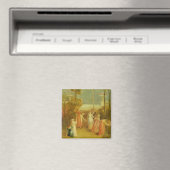 The Garden, c.1820 (Öl auf Tafel) Magnet (In Situ (Geschirrspüler))