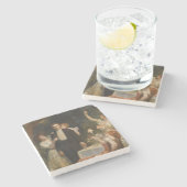 The Garden of Armida (by John Collier) Steinuntersetzer (Seitenansicht)