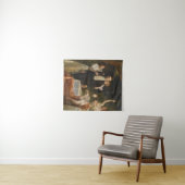 The Garden of Armida (by John Collier) Wandteppich (Beispiel (Horizontal))