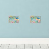 The Garden of Delight Art Bilderwand Sets (Holzboden)